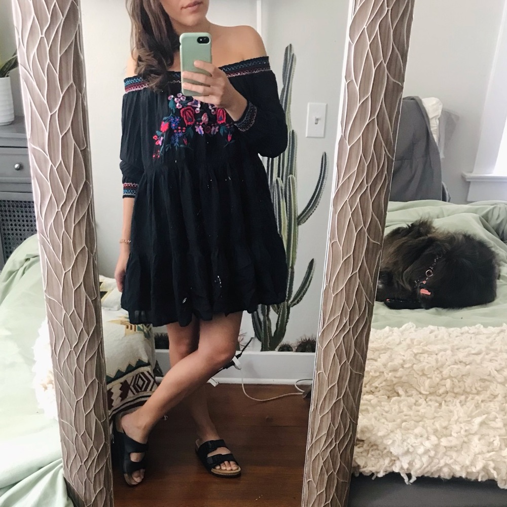 Free People Sun Beams mini dress